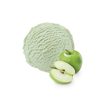 Helado de Sorbete de Manzana